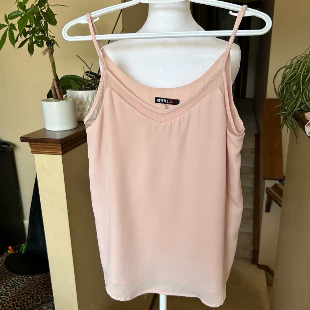 Blush Pink Camisole with spaghetti straps